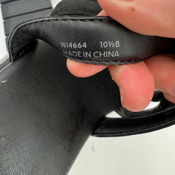 Cole Haan Zero Grand Black Multi Strap Sandals Size 10.5 - Picture 6 of 7